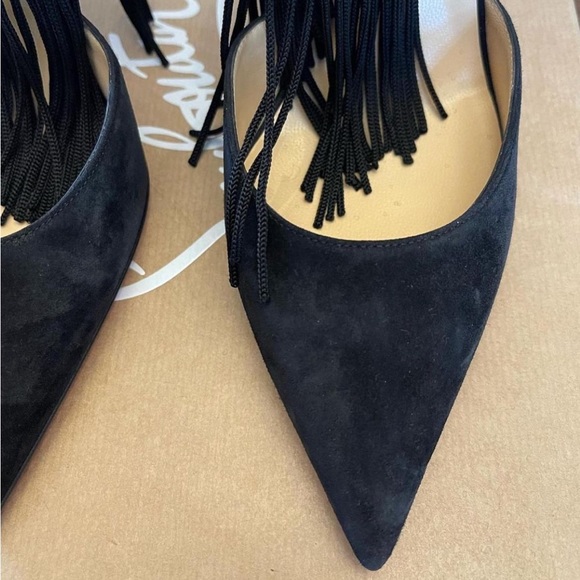 Christian Louboutin
Curtain Fringe Ankle-Strap Pumps - Picture 6 of 6
